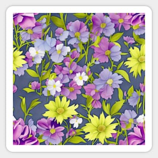 Floral pattern background Sticker